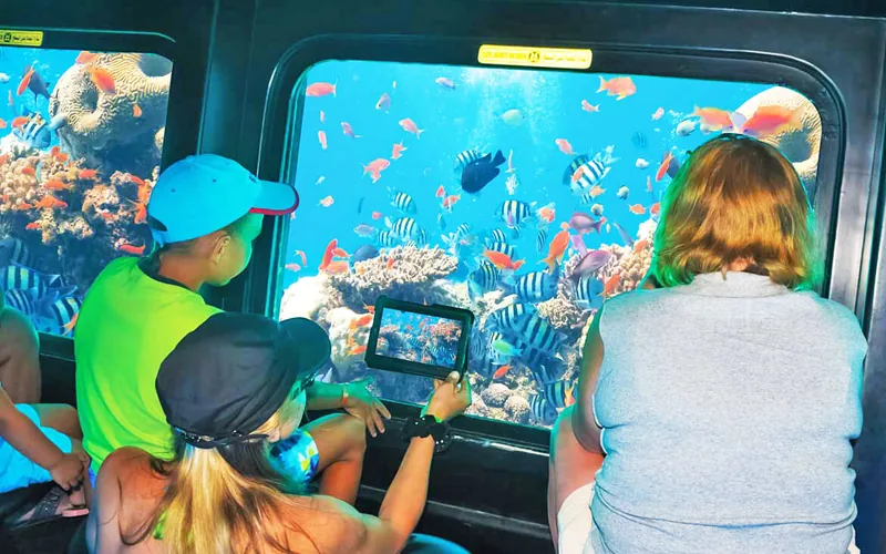 Łódź ze szklanym dnem Sea Scope Hurghada