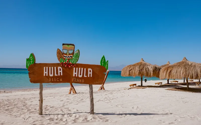 Wyspa Giftun Hula Hula - rajska plaża